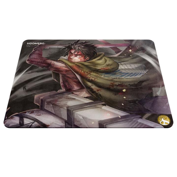 ماوس پد هومرو مدل A3379 طرح انیمه اتک آن تایتان لیوای Hoomero Attack On Titan Anime Levi A3379 Mousepad